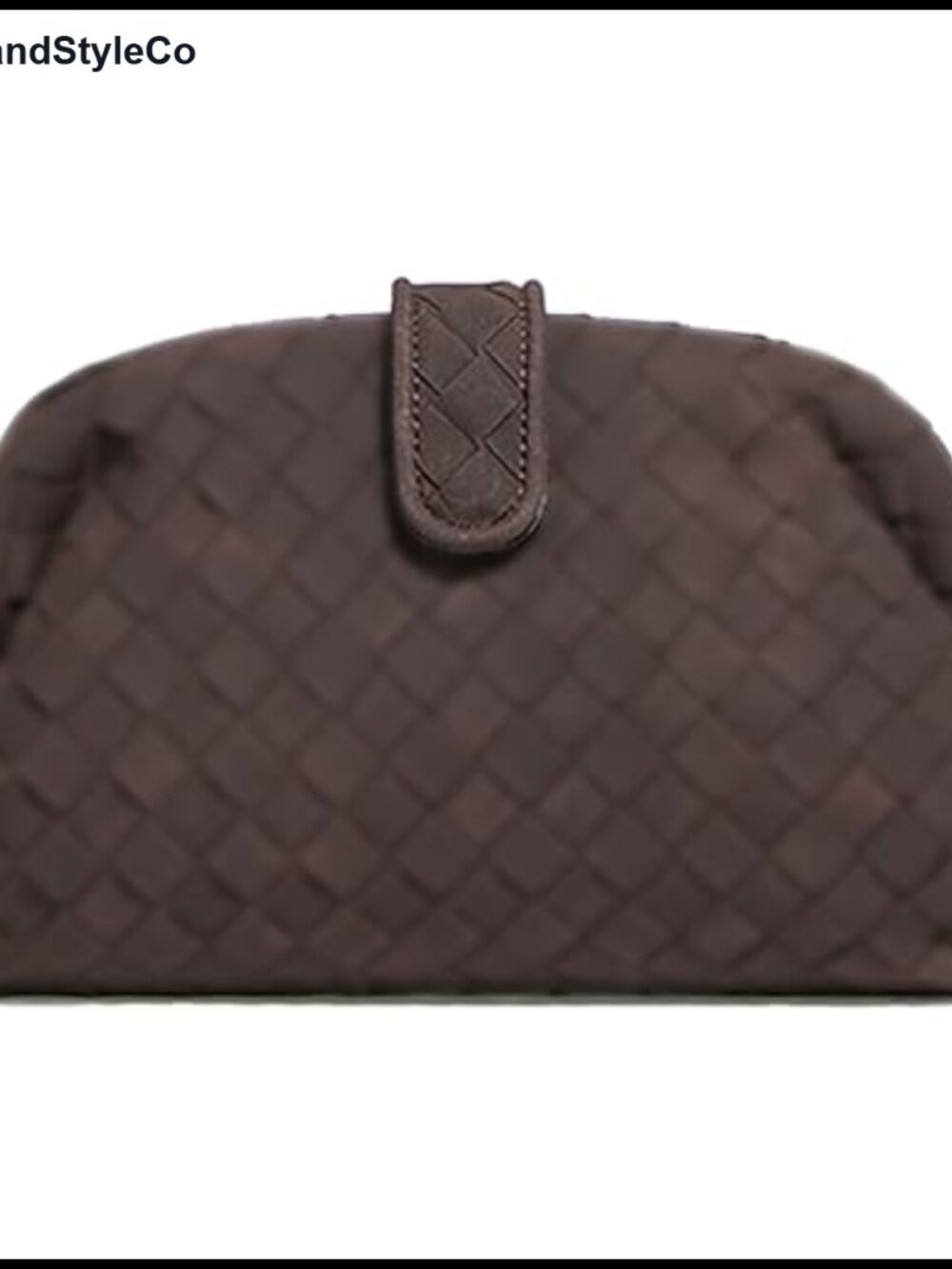 Woven Crossbody Bag PU Leather Handwoven Shoulder Satchel Purse
